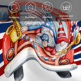 thumbnail image 6 of Thin Blue Red Striped Cloth Napkins, Patriotic Gnomes 4th of July Truck Washable and Reusable Dinner Napkins Set of 4, Table Napkin for Kitchen Party Birthday Wedding Hotel Housewarming 20"x20", 6 of 9