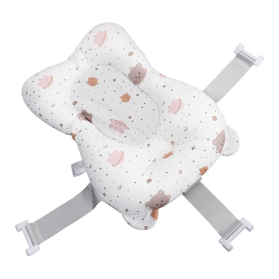 Cojín De Baño De Bebé, Bañera Para Bebés Transpirable Soporte De Almohada Flotante Lindo Para La Vida Diaria
