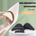 thumbnail image 2 of 1 Pair Adjustable Toe Pads Insole for Women Men Soft Foam Toe Padding for Foot Pain Relief Prevents Slipping Fits All Shoe Sizes Reusable Shoe Inserts, 2 of 8