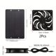 thumbnail image 3 of Solar Powered Electric Ventilator, 10W/12V Dual Fan, Suitable For Small Chicken House, Greenhouse, Shed, Pet House, Window Exhaust Pipe, 3 of 4