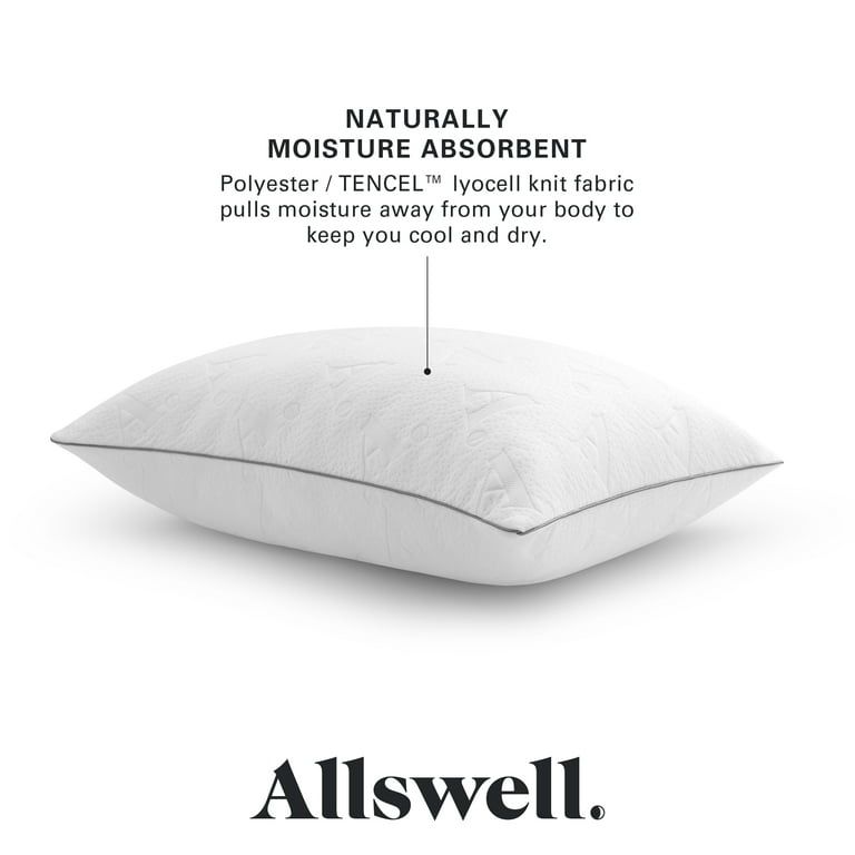 Allswell Side Sleeper Memory Foam Pillow, Standard/Queen