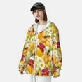 thumbnail image 5 of Kll Bees Honeycomb Print Men'S Women’s Upf 50+ Sun Protection Outdoor Hoodie Jacket Long Sleeve Fishing Hiking Performance Shirt- Xx-Large, 5 of 8
