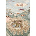 thumbnail image 4 of Pasargad Home Oushak 10' x 14' Hand-Knotted Wool Blue/Green Rug - All Ages, Indoors, 4 of 7
