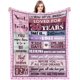 thumbnail image 1 of LHSHID 17th Birthday Gifts for Girls Happy 17th Birthday Decorations for Girls 17 Year Old Girl Birthday Gift Ideas for Daughter Sister Niece Bestie Flannel Blanket 40x50in, 1 of 6
