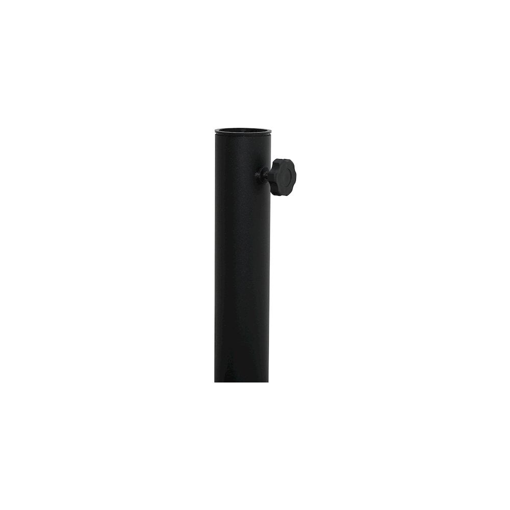 Meridian Furniture Belize Black Steel Patio Umbrella Base