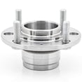 thumbnail image 4 of [2-Pack] 512252 - REAR Driver and Passenger Side Wheel Hub Bearing Assembly for 2000-2004 Volvo S40, 2000-2004 Volvo V40 [Cross Reference: BR930257, Timken HA590257, WJB WA512252, 051-6215] 4-Stud Hub, 4 of 8