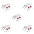 thumbnail image 2 of heritaly Front Drive Shaft Coupler 1:12 Remote Control Car Crawler Upgrade Parts Red 5Set, 2 of 6