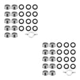 thumbnail image 3 of jesticaly 1 Set Faucet Aerators Sink Replacement Mesh Nozzles Anti-corrosion Waterproof Bathroom Faucets Filter Threads Adapter No.1 2Set, 3 of 6