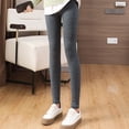 thumbnail image 3 of Qarigey Mallas cálidas para mujer, pantalones gruesos de cintura alta, pantalones elásticos informales a la moda para el trabajo en la Prendas para la parte inferior del cuerpo Negro, Normal XL, 3 of 6