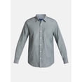 thumbnail image 5 of George Men's Poplin Shirt with Long Sleeves, Sizes S-3XL, LT-4XLT, 2XB-6XB, 5 of 5