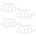 thumbnail image 6 of ETEREAUTY 20Pcs Plastic Pegboard Hooks White Heavy Duty Shelf Hooks for Kitchen Garage Storage, 6 of 8