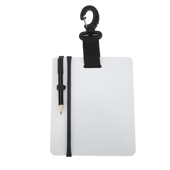 Underwater Writing Slate Diving Wordpad Gear Board Diving Writing Board with PencilSmall Size 127x153x3mm/5.0x6.0x0.1in