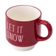 thumbnail image 2 of Holiday Time Two-Tone Wax Resist Saying Ceramic Mug Set, 14.5 oz, 2 Piece, 2 of 10