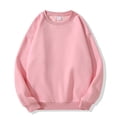 thumbnail image 1 of cfhntfmh Chandails en Molleton Surdimensionnés pour Hommes Grande Taille Col Rond Manches Longues Pull Tops Tenues de Mode Automne 2024, 1 of 3