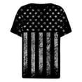 thumbnail image 7 of HEILAU American Flag Graphic T Shirts for Women 4th of July Short Sleeve T Shirt V Neck Top Casual Shirt Patriotic Tops, 7 of 7