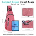 thumbnail image 4 of Bolso Bandolera TITECOUGO Z1 de lona ligero para mujeres y hombres, 4 of 6