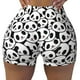 thumbnail image 2 of Balery Cute Panda Pantalones cortos de entrenamiento estampados para mujer, sin costuras, ajustados, para gimnasio, yoga, correr, deportes, ejercicio activo, fitness.-XX-Large, 2 of 8