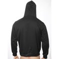 thumbnail image 4 of TiaoBug Mens Full-Zip Hoodie Long Sleeve Drawstring Hooded Sweatshirts with Pockets Black Type A 5XL, 4 of 7