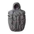 thumbnail image 3 of 7AM - Pookie Poncho - Metallic Grey - 0/4T, 3 of 4