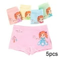 thumbnail image 2 of KYAIGUO 5 PCS Baby Toddler Girls Underwear Breathable 2-12y Girl Boxers Briefs with Pretty Cartoon Panties, 2 of 8