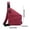 Red, variant on breaise Crossbody Bags for Women, Sling Bag for Men Small Hiking Backpack Anti Theft Lightweight for Outdoors Travel