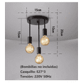 thumbnail image 2 of Lámpara Xtellar Colgante Recta De 3 Luces Moderna, 2 of 4
