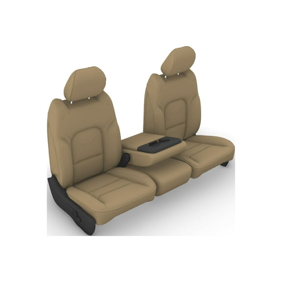FD13 Ford F150 Tan Endura Front and Back Seat Covers