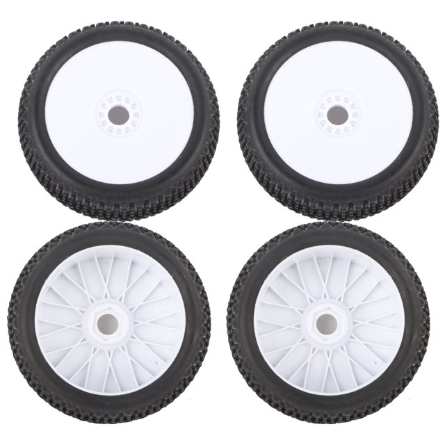4 neumáticos de goma antideslizantes para coche RC, accesorios de actualización para modelo de coche RC 1/8