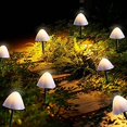 thumbnail image 1 of Solarlampor Utomhus Trädgård, 12-pack LED Svampformade Gånglampor Soldrivna Fairy Slingor, 1 of 5