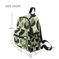 thumbnail image 3 of FORMRS School Backpack with Front Zippered Pocket 12" Student Travel Daypack, Green Circle, 3 of 6