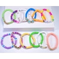 thumbnail image 4 of Juego de pulseras SIELEVIN, 24 unidades, coloridas cuentas de arcilla para niñas, 4 of 7