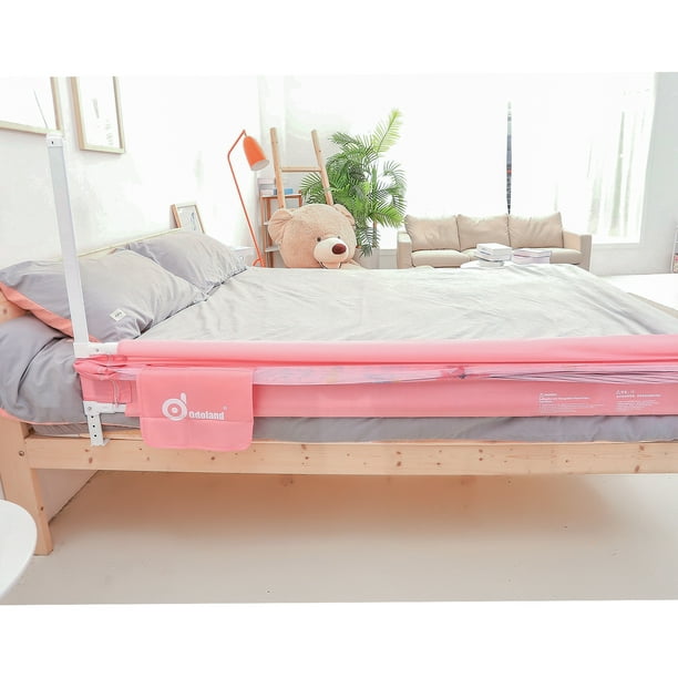 Mur de rails de lit à levage vertical pour bébé enfant tout-petits Filet de  protection de lit de sécurité robuste [150 cm / 59 pouces, 1 paquet] 