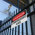 thumbnail image 5 of Metal Sign Decor, Danger Sign - COMPRESSED GAS, Waterproof, Fade and Scratch Resistant, 8 x 12 Inch, 5 of 6
