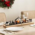 thumbnail image 5 of Belén Belén para Navidad Interior Conjunto de Belén de Metal Negro con Base de Madera Fiesta de Navidad (Estilo Delicado), 5 of 5
