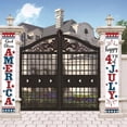 thumbnail image 4 of Patriotic Decorations - 4th of July Decorations: Outdoor Hanging American Flag Banners, Porch Signs for Veterans Memorial, Labor Day, Presidents' Day, and Election Day, 4 of 6