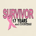 thumbnail image 3 of CafePress - Breast Cancer Survivor 17 Years Light T Shirt - Men's Classic Graphic T-Shirt, 3 of 4