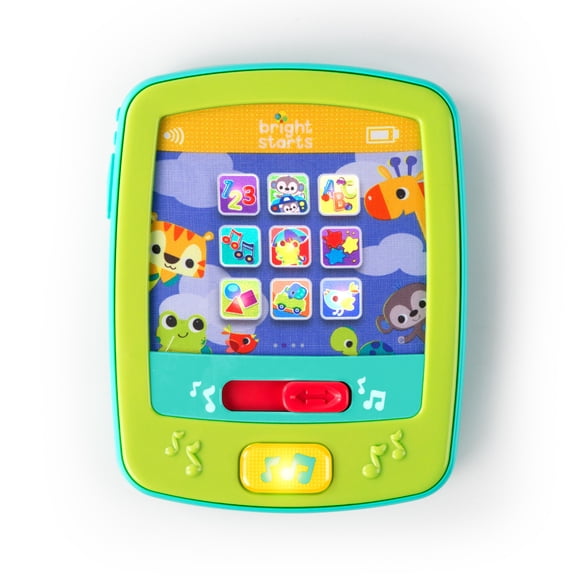 Bright Starts Lights & Sounds FunPad Musical Toy - Introduce Shapes, Colors, Numbers, Ages 3 months  