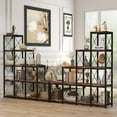 thumbnail image 7 of Ladder Corner Bookcase, 5 Tier Book Display Shelf, Home Office Living Room, 7 of 7