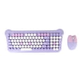 thumbnail image 2 of Keyboard and Mouse Combo, Cute Mixed Color Keyboard Mouse Set, 2.4Ghz 98 Keys Ergonomic Keyboard with Auto Sleeping, Silent Computer Mouse for Win 98 7 8 10 11 PC Laptop, 2 of 8