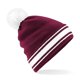thumbnail image 1 of Beechfield - Gorro Stadium para Hombre (Burdeos/Blanco), 1 of 1