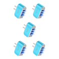thumbnail image 3 of crativent US Plug Charger USB LED Cellphone Charging Adapter Portable Circuit for Protection Electronic Replacement Block Accessory Blue 5Set, 3 of 6