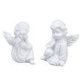thumbnail image 4 of Decoración de querubín, estatua de querubín, estatuas de querubín de resina sintética para jardín, estatua de bebé, rendimiento probado, 4 of 8