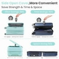 thumbnail image 4 of Luggage Sets 3 Piece(20/24/28), Expandable Carry On Luggage with TSA Lock Airline Approved, 100% PC Hard Shell and Lightweight Suitcase with Front Pocket and Spinner Wheels, 4 of 20