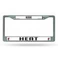 thumbnail image 2 of Miami Heat Chrome License Plate Frame, 2 of 2