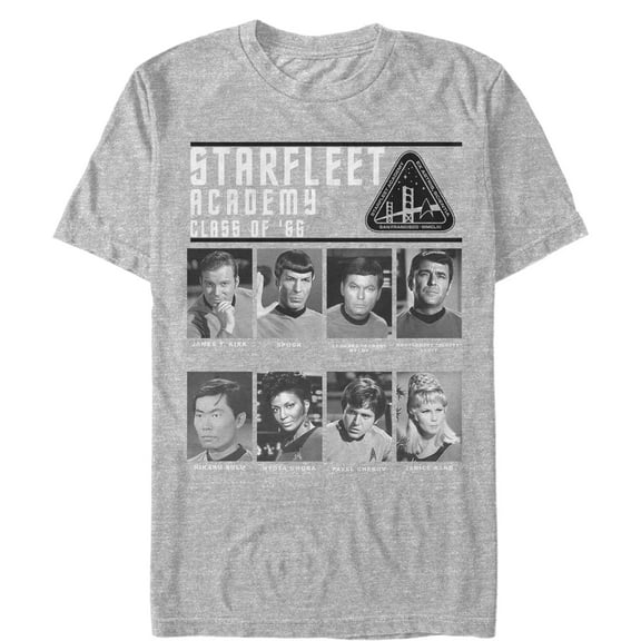 Men's Star Trek: The Original Series Starfleet Academy Class of '66 Graphic Tee Athletic Heather Large