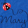 thumbnail image 2 of CafePress - Ladybug Mary - Cute Infant Baby Football Bodysuit, 2 of 3