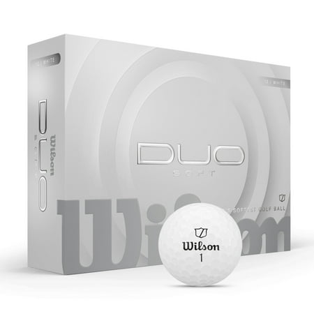Wilson Duo Soft Golf Balls - White, 12 Balls