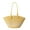 Yellow, variant on Fashionable Female Weave Shoulder Bag for Beach Vacation and Travel Colorful Woven Straw Handbag Large Basket Bucket Bag