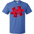 thumbnail image 3 of Inktastic Autism Awareness Be Kind Red Puzzle Piece T-Shirt, 3 of 5
