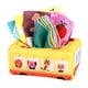 thumbnail image 4 of Caja de pañuelos para bebé, juguete Montessori para bebés, tejido arrugado para niñas y niños pequeños 10 Tejido 3 Arrugado, 4 of 9